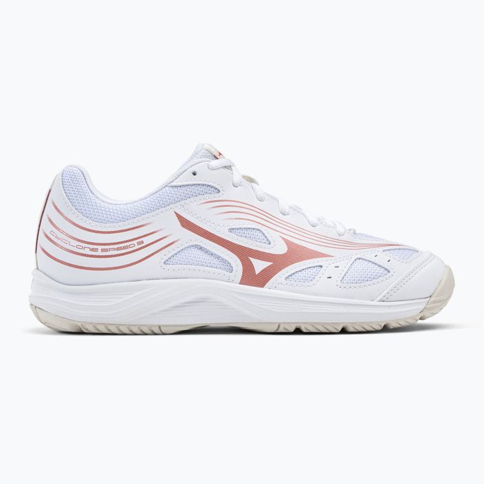 Női röplabda cipő Mizuno Cyclone Speed 3 fehér/rózsaszín V1GC2180K36_36.0/3.5 2