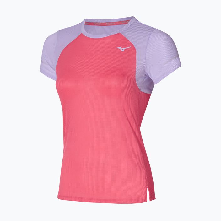 Női futópóló Mizuno DryAeroFlow Tee sunkissed coral