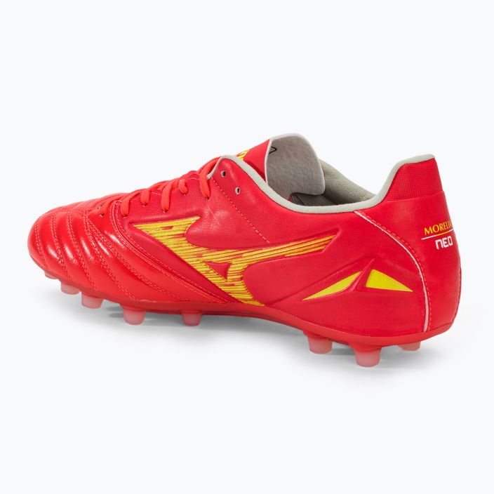 Férfi Mizuno Morelia Neo IV Pro AG flerycoral2/bolt2 labdarúgó cipő 3