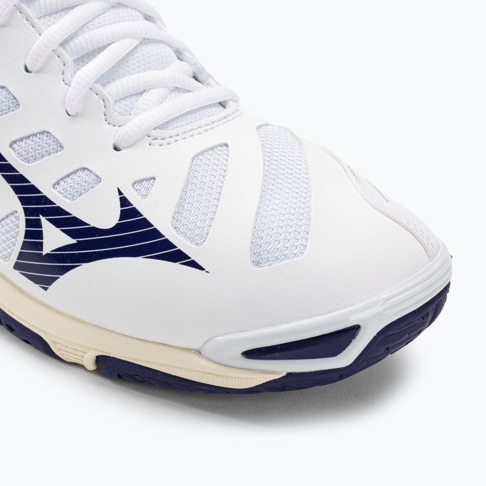 Férfi röplabda cipő Mizuno Wave Voltage fehér / kék szalag / mp arany 9