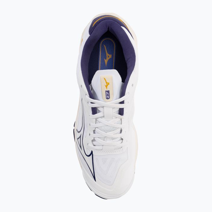 Férfi röplabda cipő Mizuno Wave Lightning Z7 fehér / kék szalag / mp arany 7