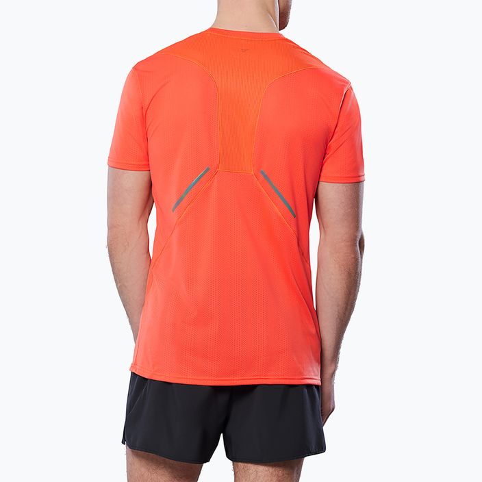 Férfi futópóló Mizuno DryAeroFlow Tee nasturtium 2