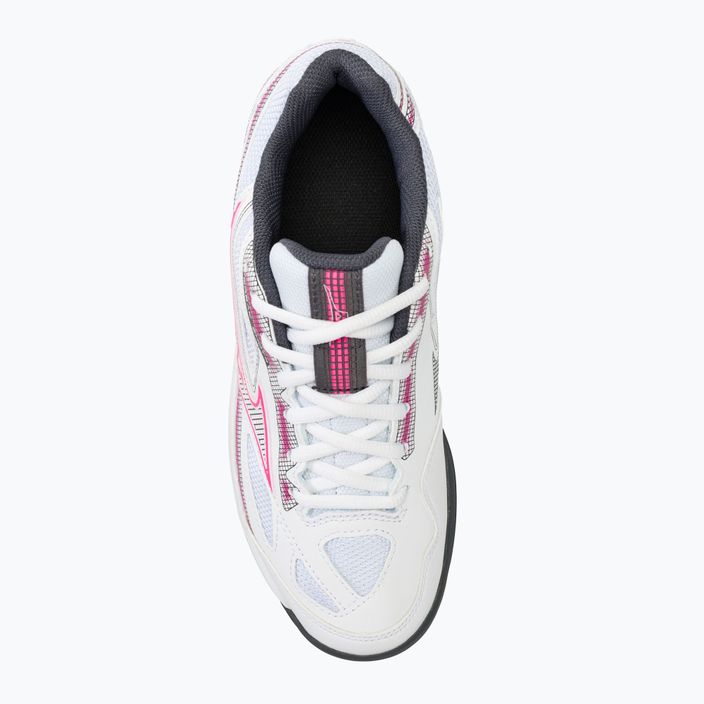 Női tenisz cipő Mizuno Break Shot 4 AC white / pink tetra / turbulence 5