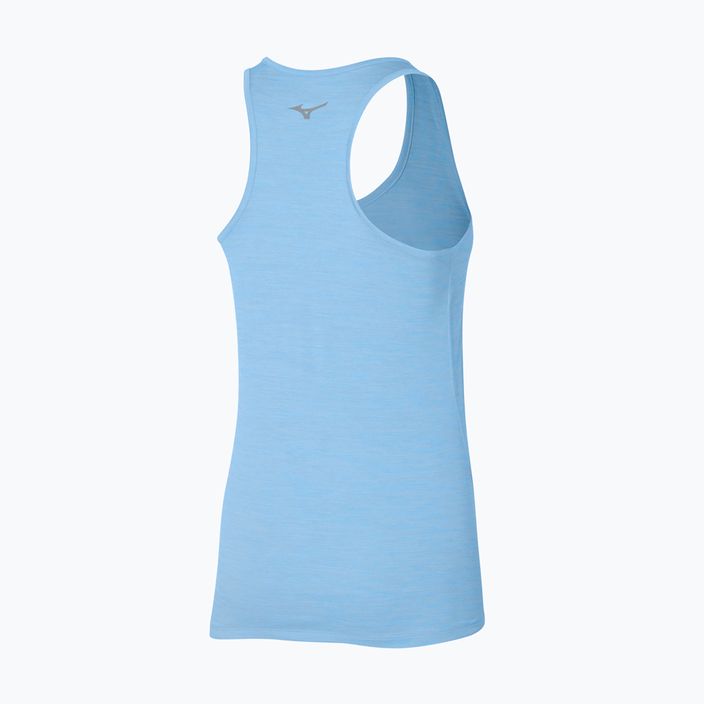 Női futó tank top Mizuno Impulse Core Tank cerulean 2