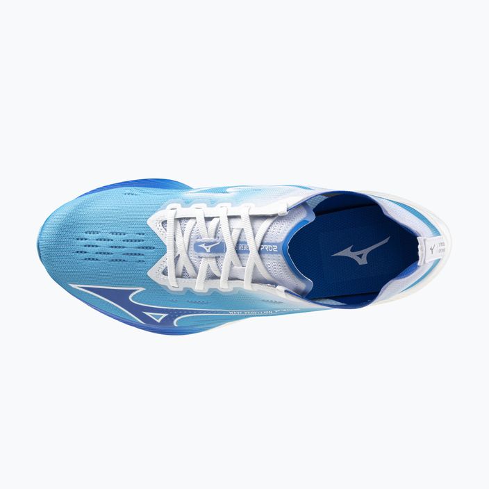 Férfi futócipő Mizuno Wave Rebellion Pro 2 river blue/mugen kék/fehér 5