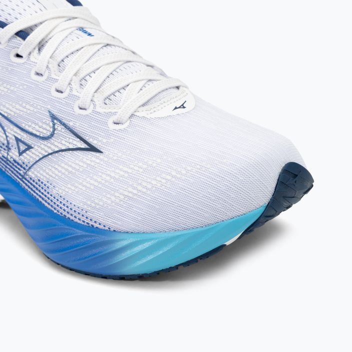 Férfi futócipő Mizuno Wave Rider 28 fehér/estate blue/mugen kék 7