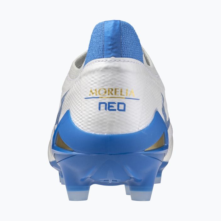 Mizuno Morelia Neo IV β Elite FG férfi futballcipő lézerkék/fehér 3