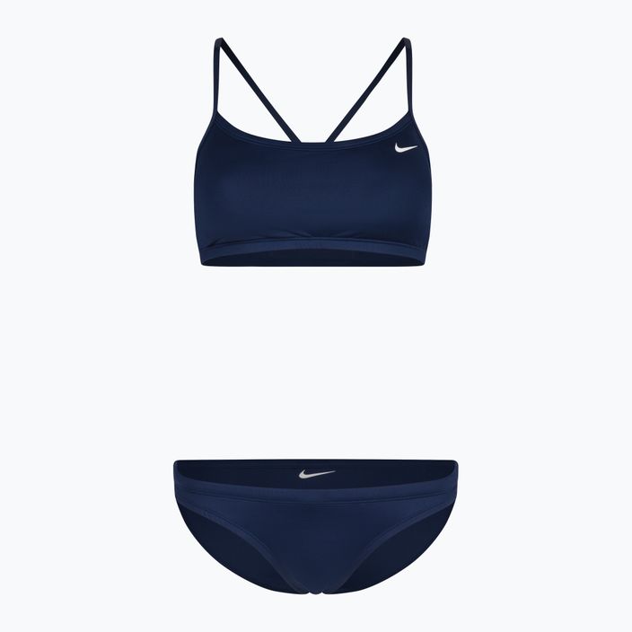 Női kétrészes fürdőruha Nike Essential Sports Bikini tengerészkék NESSA211-440