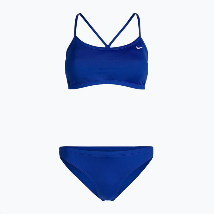 Női Nike Essential Sports Bikini kétrészes fürdőruha kék NESSA211
