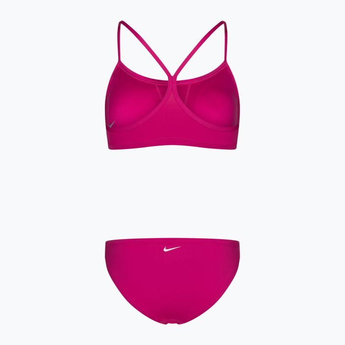 Női Nike Essential Sports Bikini kétrészes fürdőruha rózsaszín NESSA211 2