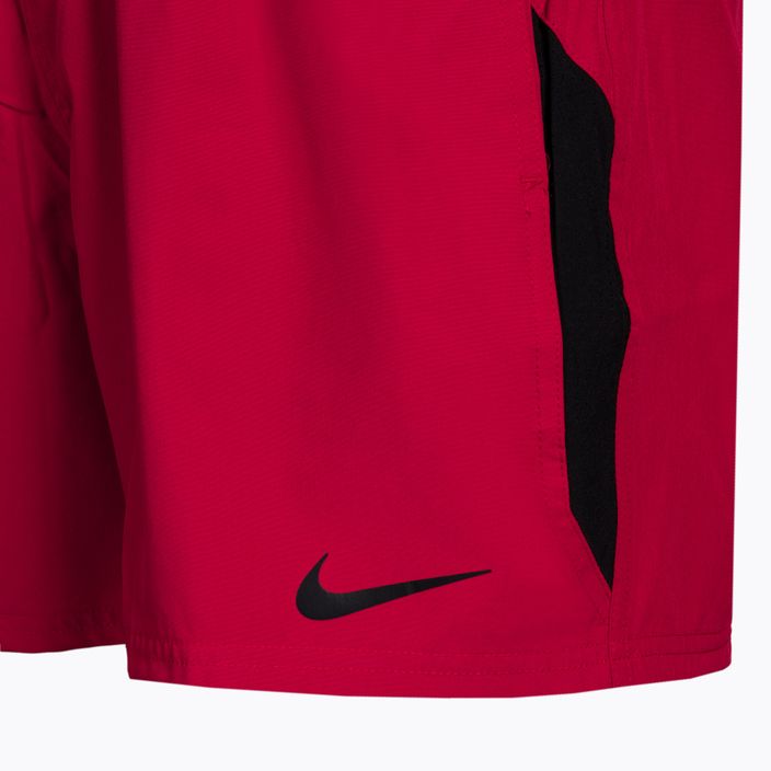 Férfi Nike Contend 5" Volley úszónadrág piros NESSB500-614 4
