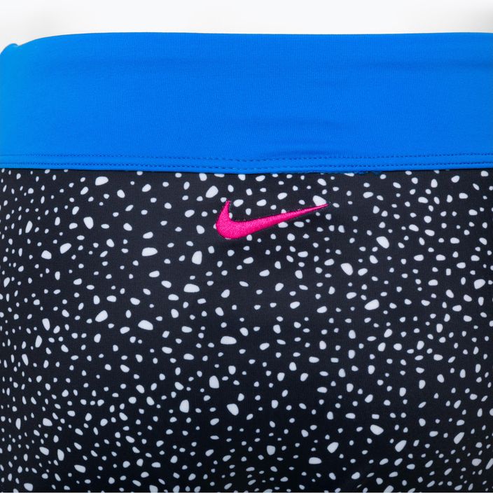 Nike Water Dots aszimmetrikus gyermek kétrészes fürdőruha fehér és fekete NESSC725-001 4