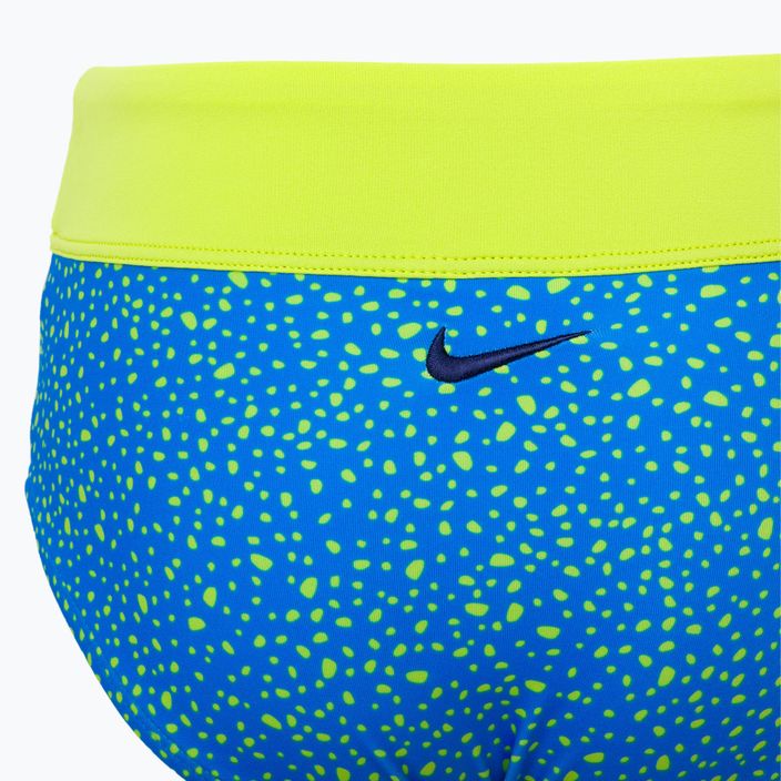 Gyermek kétrészes fürdőruha Nike Water Dots Aszimmetrikus kék NESSC725-458 4