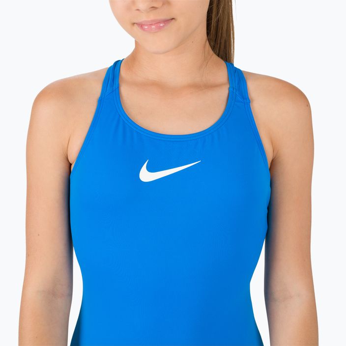 Nike Essential Racerback egyrészes gyermek fürdőruha kék NESSB711-458 4