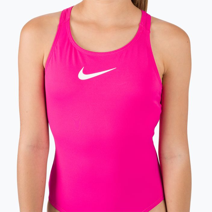 Nike Essential Racerback egyrészes gyermek fürdőruha rózsaszín NESSB711-672 4