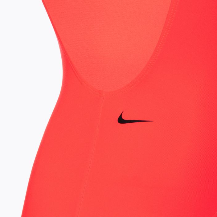 Női Nike Multi Logo bright crimson egyrészes fürdőruha 4