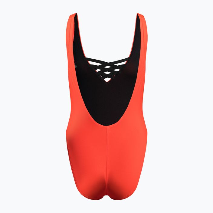 Nike Sneakerkini U-Back női egyrészes fürdőruha narancssárga NESSC254-631 2