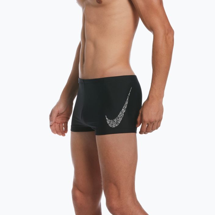Férfi Nike Jdi Swoosh Square Leg fürdőruha fekete NESSC581 5