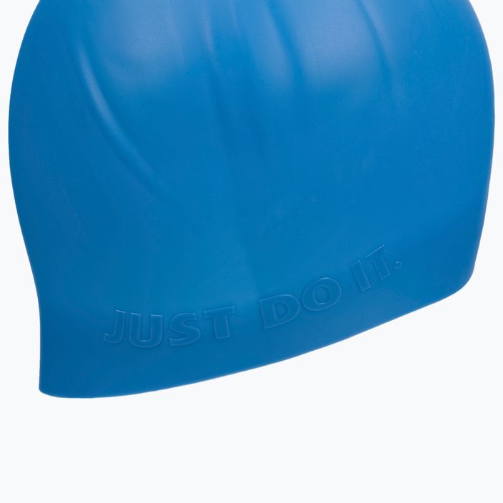 Nike szilikon hosszú hajú úszósapka kék NESSA198-460 3