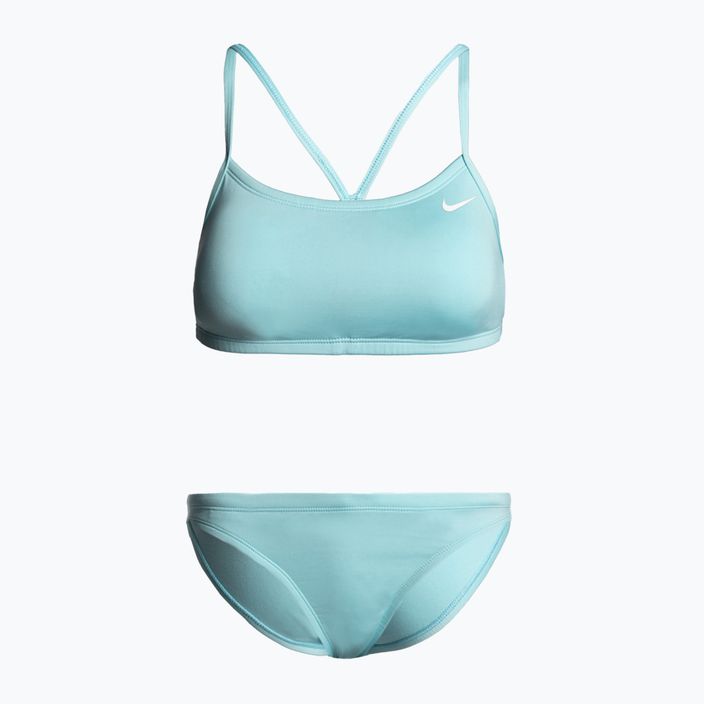 Női kétrészes fürdőruha Nike Essential Sports Bikini kék NESSA211-437