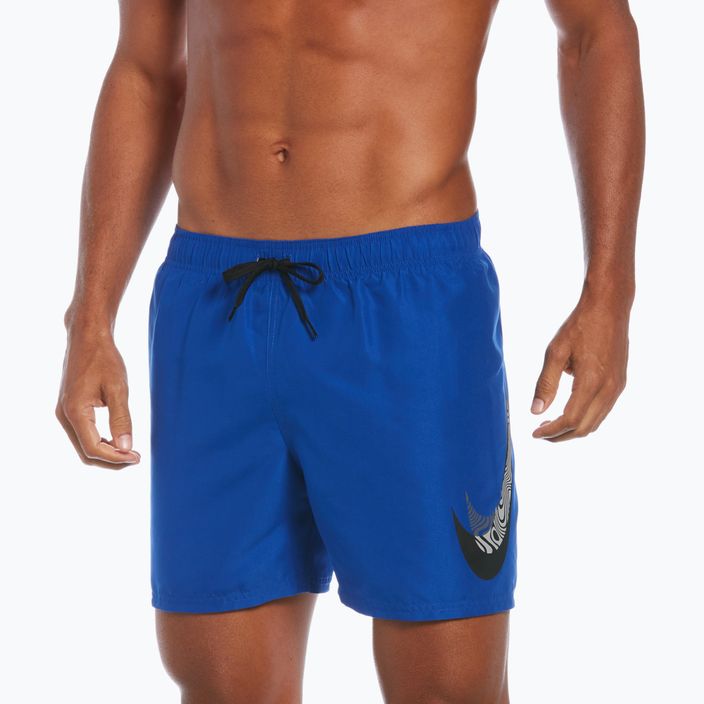 Férfi Nike Liquify Swoosh 5" Volley úszónadrág kék NESSC611-494