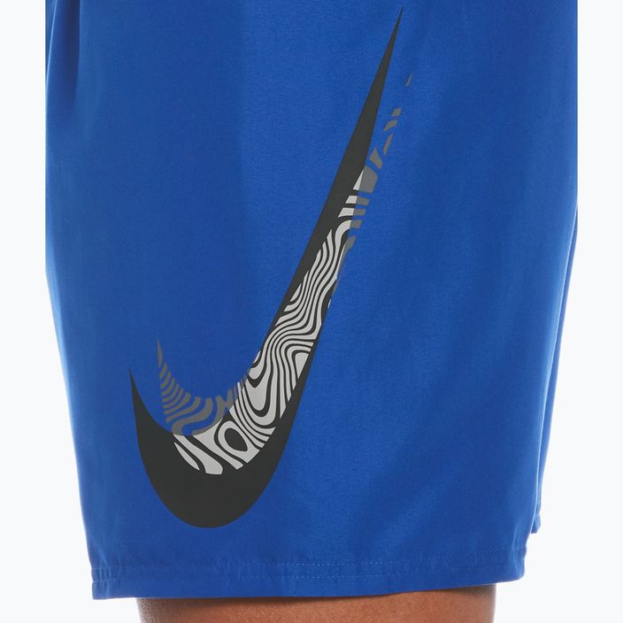 Férfi Nike Liquify Swoosh 5" Volley úszónadrág kék NESSC611-494 3