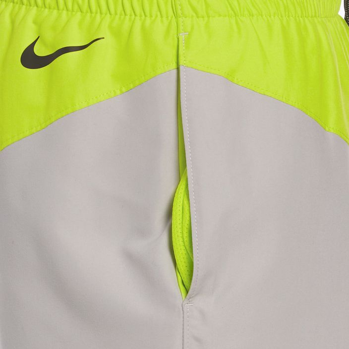Férfi Nike Logo 5" Volley úszónadrág zöld NESSC470-001 10