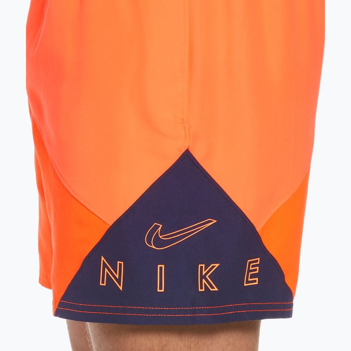 Férfi Nike Logo 5" Volley úszónadrág kék NESSC470-440 8