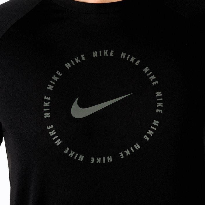 Férfi edzőpóló Nike Ring Logo fekete NESSC666-001 5
