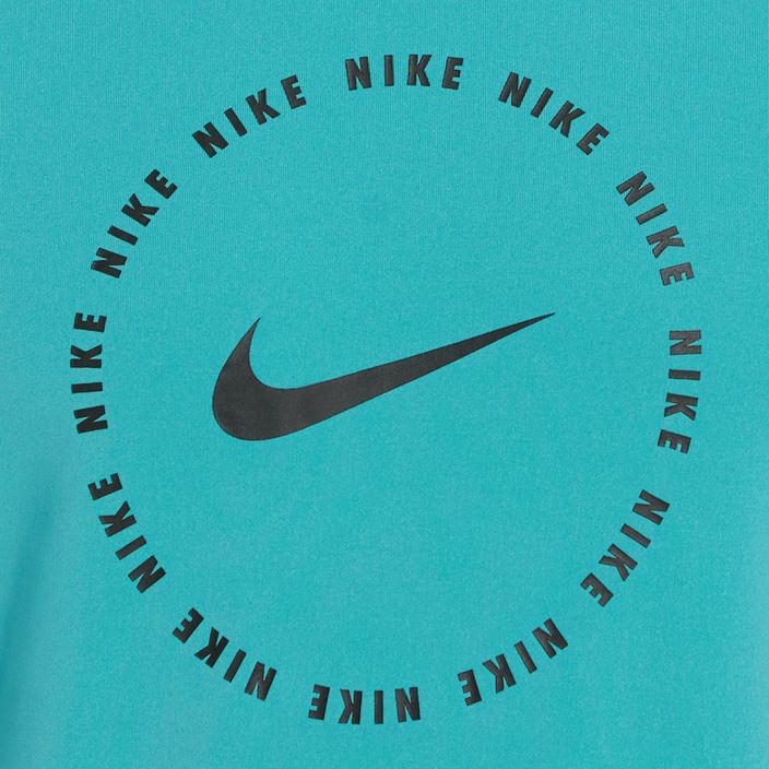 Férfi edzőpóló Nike Ring Logo türkiz NESSC666-339 10