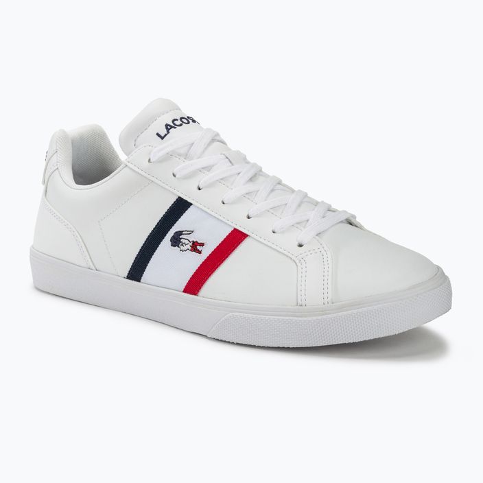 Lacoste férfi cipő 45CMA0055 fehér/navy/piros