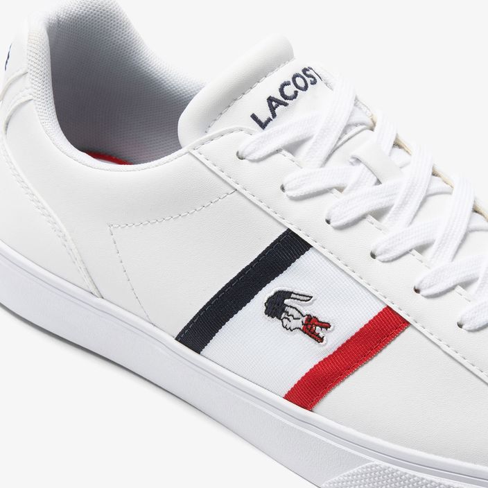 Lacoste férfi cipő 45CMA0055 fehér/navy/piros 12