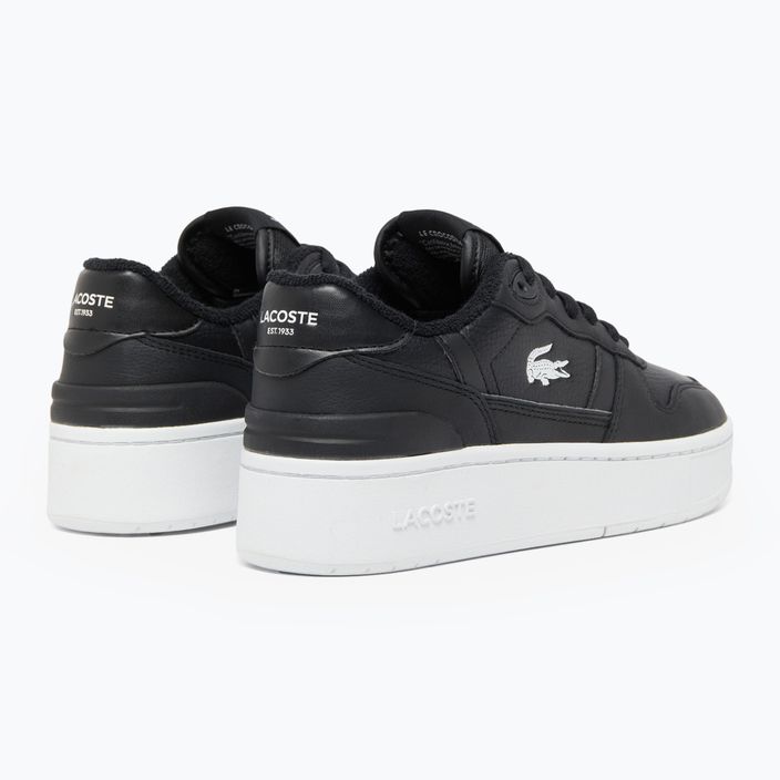 Lacoste női T-Clip Platform fekete/fehér cipő 3