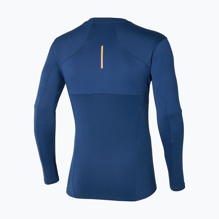 Férfi Mizuno Thermal Charge Breath Thermo Estate kék hosszú ujjú futócipő 2