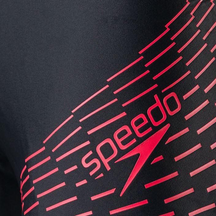 Férfi Speedo Medley Logo Aquashort úszónadrág fekete és piros 8-1135406871 3