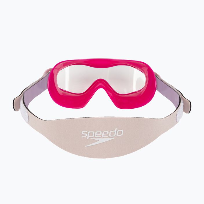 Speedo Sea Squad Gyermek úszómaszk Jr electric pink/miami lila/virágos/tiszta 5
