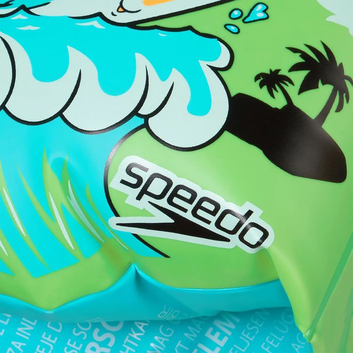 Speedo karakteres nyomtatott gyermek úszókesztyű chima azúrkék/fluro zöld 3