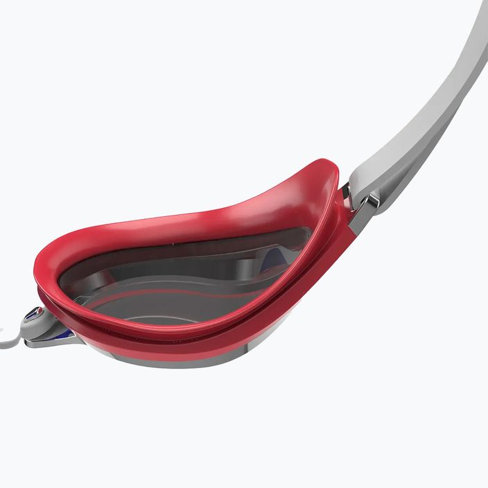 Speedo Fastskin Speedsocket 2 Mirror piros/fehér/kék úszószemüveg 4