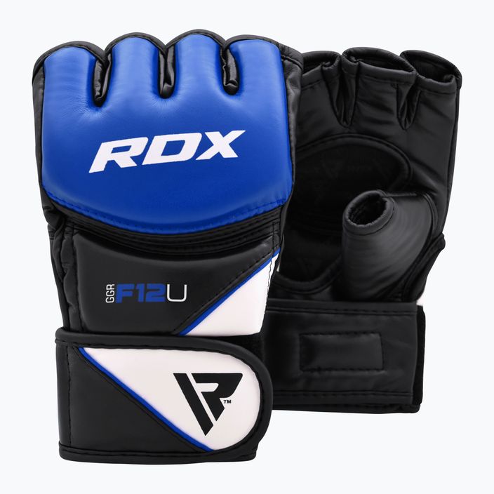 RDX Glove Új modell GGRF-12U kék grappling kesztyű