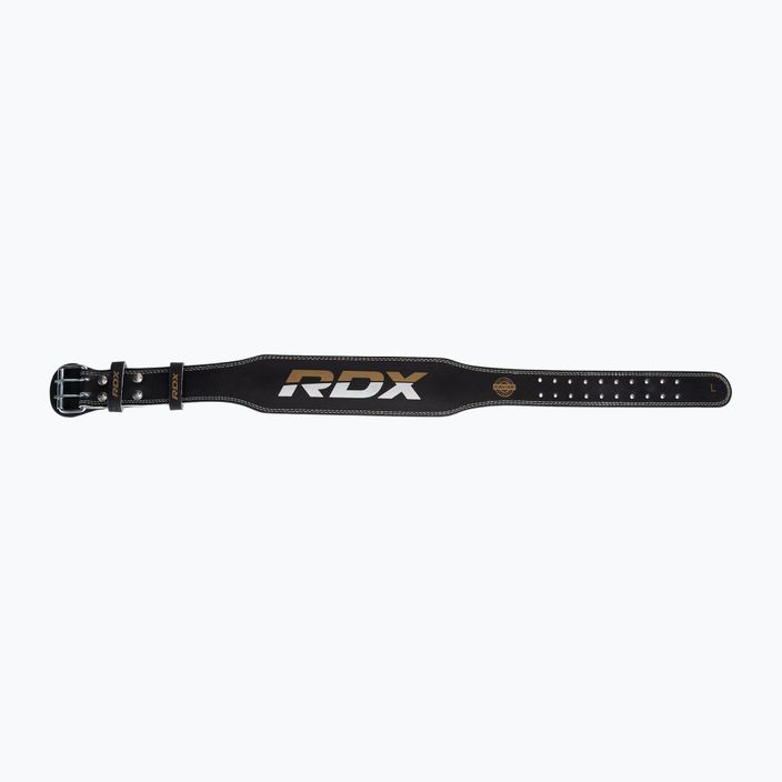 RDX Belt 4" bőr súlyemelő öv fekete WBS-4RB 4