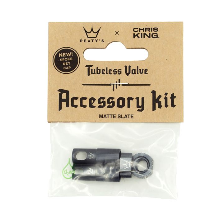 Gumiabroncs szelepsapka Peaty'S X Chris King Mk2 Tubeless Valves Accessory Kit szürke 83806 2