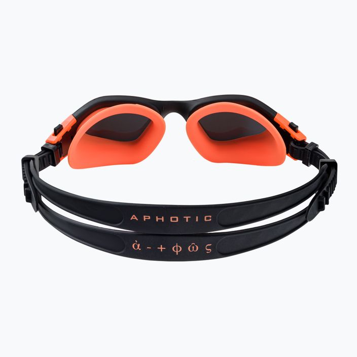 HUUB úszószemüveg Aphotic polarizált és tükrös fekete-narancs A2-AG 5