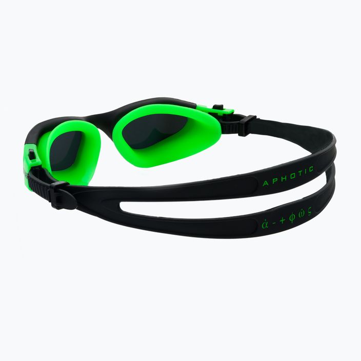 HUUB úszószemüveg Aphotic polarizált és tükrös fekete-zöld A2-AG 4