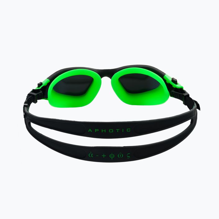HUUB úszószemüveg Aphotic polarizált és tükrös fekete-zöld A2-AG 5