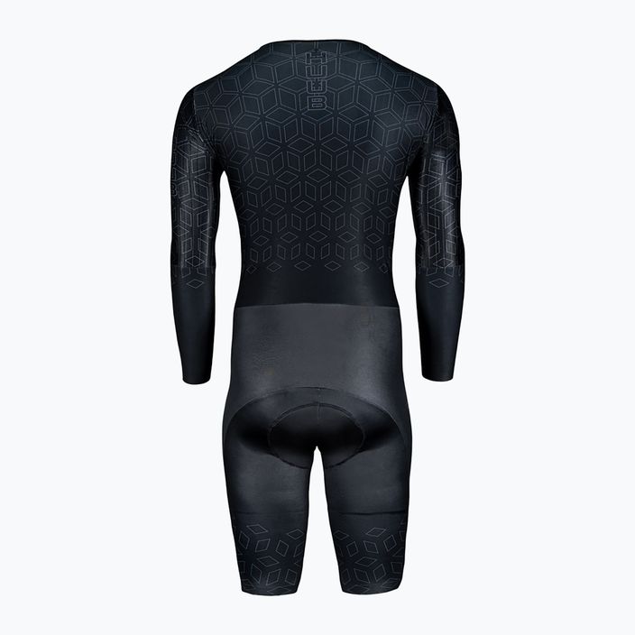 Férfi kerékpáros öltözet HUUB TT Suit black/charcoal 2