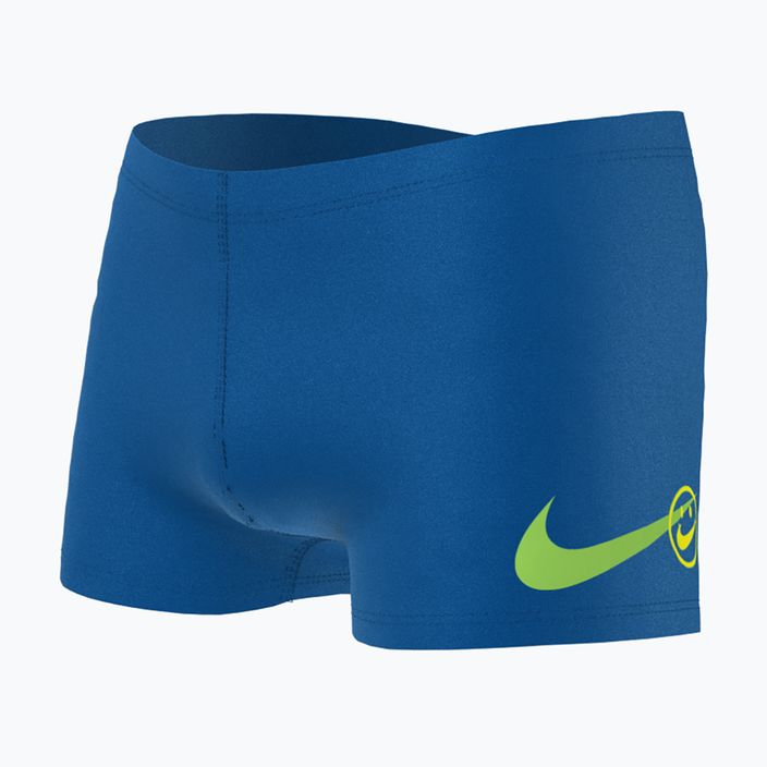 Nike Multi Logo négyszögletes lábú gyermek úszónadrág kék NESSD042-494 5