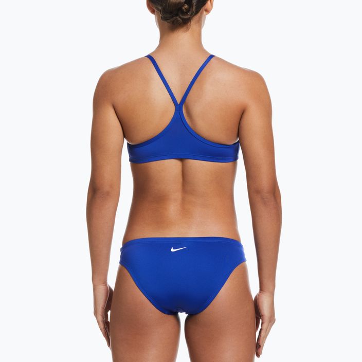 Női kétrészes fürdőruha Nike Essential Sports Bikini tengerészkék NESSA211-418 2