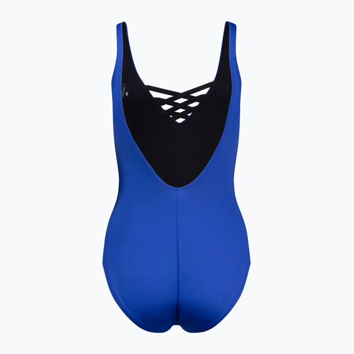 Nike Sneakerkini U-Back női egyrészes fürdőruha kék NESSC254-418 2
