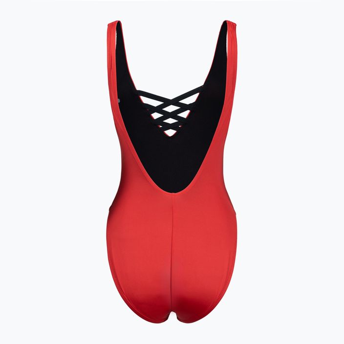 Nike Sneakerkini U-Back női egyrészes fürdőruha piros NESSC254-614 2