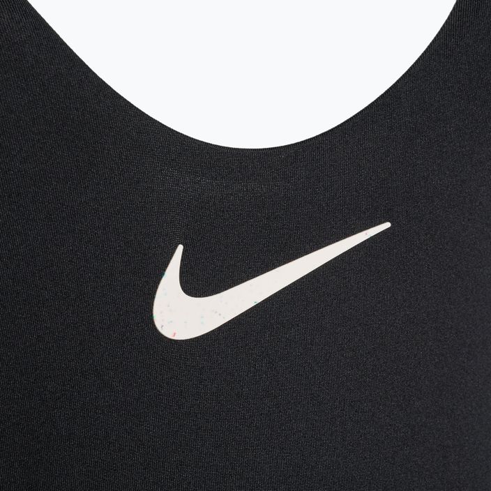 Nike Wild női egyrészes fürdőruha fekete-fehér NESSD255-001 3